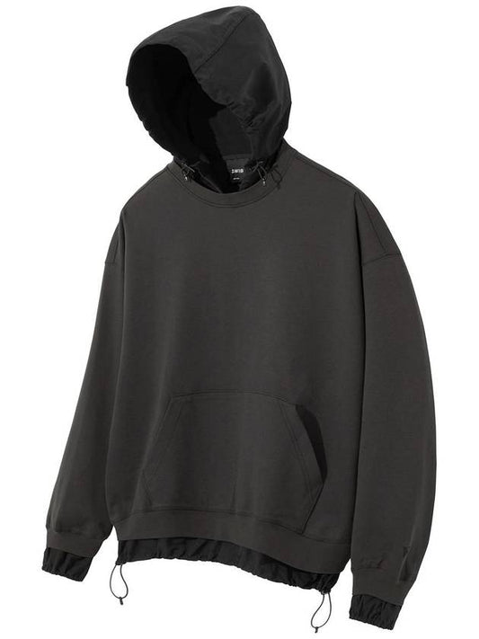 Swivet Utility Layered Detail Hood Charcoal - SWIB - BALAAN 2