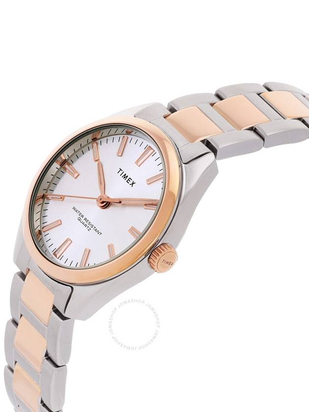 Timex Highview Quartz Silver Dial Two-Tone Ladies Watch TW2V26500 - TIMEX - BALAAN 2