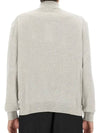 Fox Head Patch Turtleneck Knit Top Light Grey Melange - MAISON KITSUNE - BALAAN 3