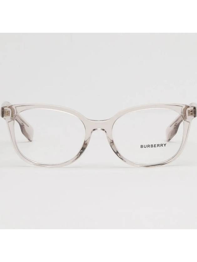 Eyewear Square Horn-rimmed Plastic Eyeglasses Grey - BURBERRY - BALAAN 4