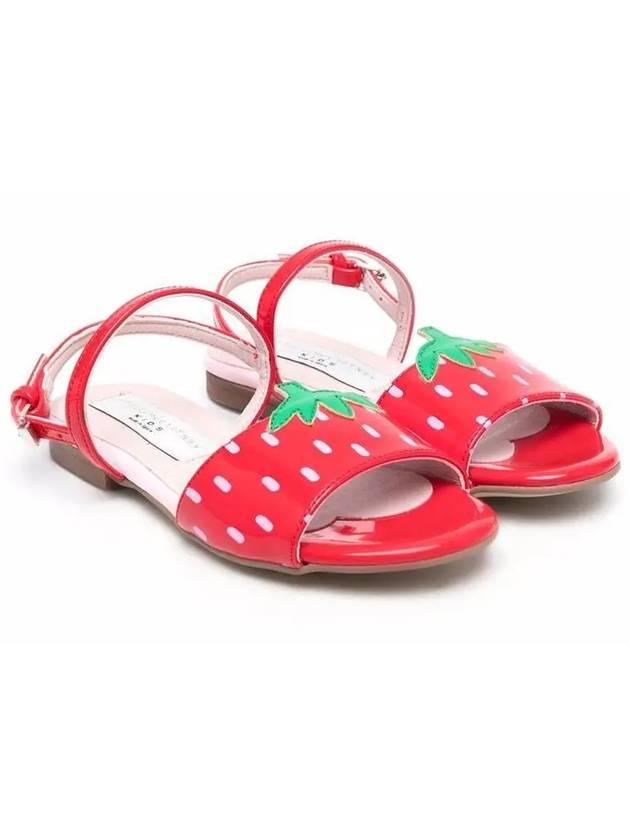 Kids Strawberry Sandals Red 8Q0AP6 Z0226 510RO - STELLA MCCARTNEY - BALAAN 2