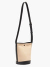 APC HELENE Helen leather trim canvas bucket bag black - A.P.C. - BALAAN 4