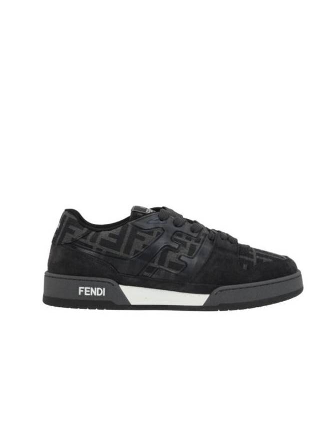 Match FF Jacquard Low Top Sneakers Black - FENDI - BALAAN 2