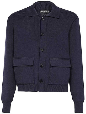 Men's Wool Silk Cardigan KBL007 - TOM FORD - BALAAN 1