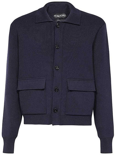 Men's Wool Silk Cardigan KBL007 - TOM FORD - BALAAN 1