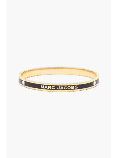 Medallion Scalloped Bangle BlackGold MBEFA22001BKX - MARC JACOBS - BALAAN 1