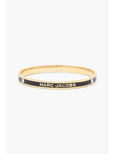 Medallion Scalloped Bangle BlackGold MBEFA22001BKX - MARC JACOBS - BALAAN 1