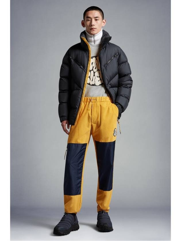 nylon panel track pants yellow - MONCLER - BALAAN 3