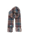 Drold Monsieur Unisex Plaid Check Scarf Muffler Brown CSF108 WP001 BN - DROLE DE MONSIEUR - BALAAN 1