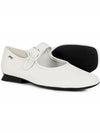 Casi Myra Leather Mary Jane Flat Shoes White - CAMPER - BALAAN 3