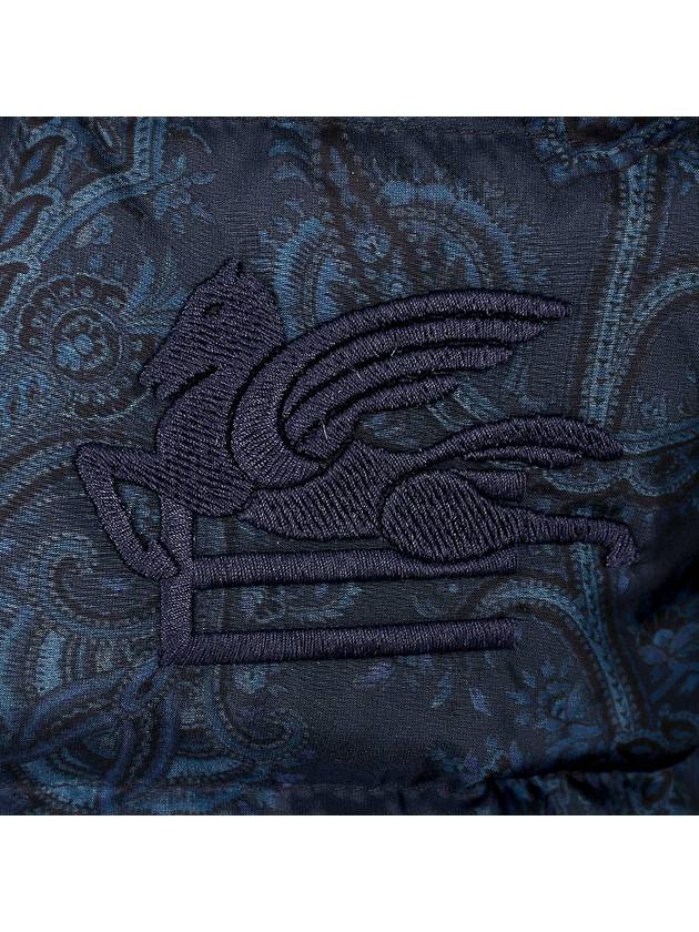 Paisley Print Padded Jacket Navy - ETRO - BALAAN 9