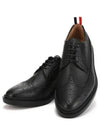 Men's Classic Long Wing Brogue Lace Up Brogue Shoes Black - THOM BROWNE - BALAAN 2