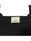 Small Yenky Logo Tote Bag Black - ISABEL MARANT - BALAAN 4