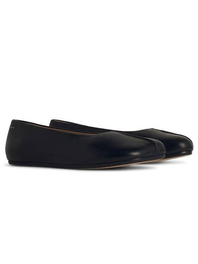 Mm6 Maison Margiela Black Leather Ballet Flats - MAISON MARGIELA - BALAAN 2