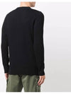 Full Rib Pure Wool Crewneck Knit Top Navy - STONE ISLAND - BALAAN 4