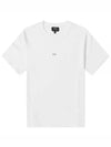 Men's Kyle Logo Print Cotton Jersey Short Sleeve T-Shirt  White - A.P.C. - BALAAN 2