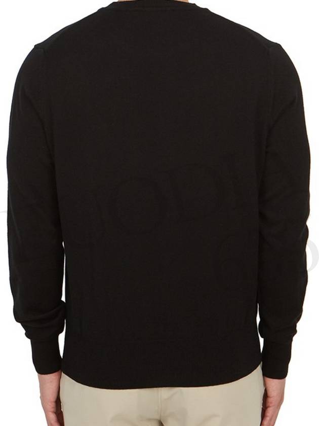 ORB Embroidered Crew Neck Knit Top Black - VIVIENNE WESTWOOD - BALAAN 8