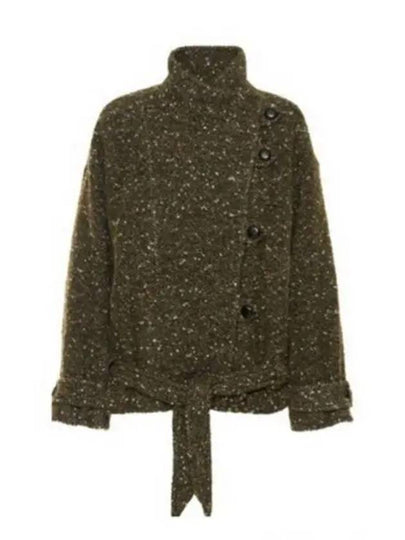 Janette Wool Blend Short Jacket Khaki - ISABEL MARANT - BALAAN 2