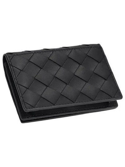 Intrecciato Card Wallet Black - BOTTEGA VENETA - BALAAN 2