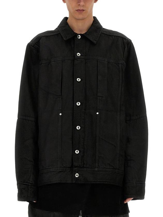 Rick Owens Denim Jacket - RICK OWENS - BALAAN 1