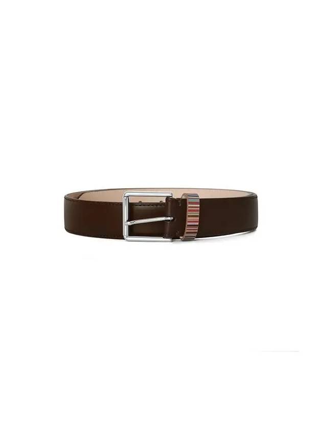 Signature Striped Leather Dark Brown - PAUL SMITH - BALAAN 2