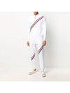 4 Bar Stripe Sweatshirt White - THOM BROWNE - BALAAN 5