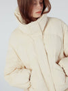 Teddy Layering Short Puffer Cream - REAL ME ANOTHER ME - BALAAN 9