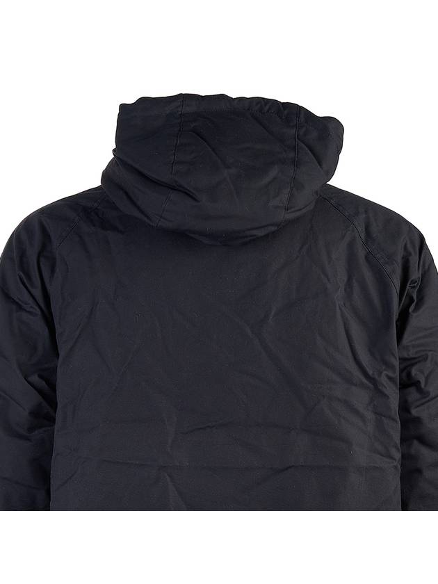 Hooded Beaufort Wax Jacket Navy - BARBOUR - BALAAN 6