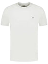 Logo Short Sleeve T-Shirt Gauze White - CP COMPANY - BALAAN 2