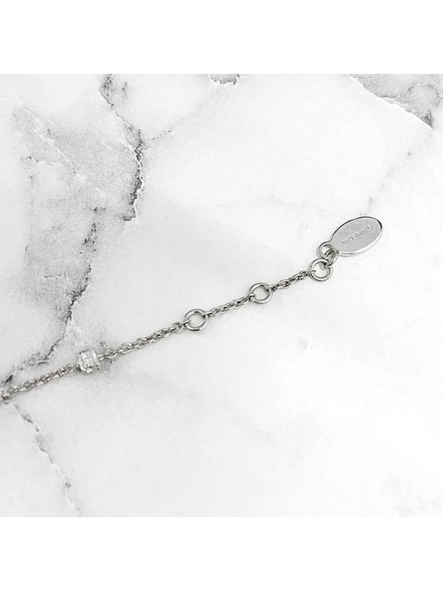 Signature Cable Link Chain Bracelet Silver - VALENTINO - BALAAN 10