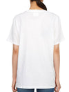 Zewel Print Cotton Short Sleeve T-Shirt White - ISABEL MARANT - BALAAN 5