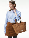 SHOPPER SUEDE BROWN MD - DER KOFFER - BALAAN 3