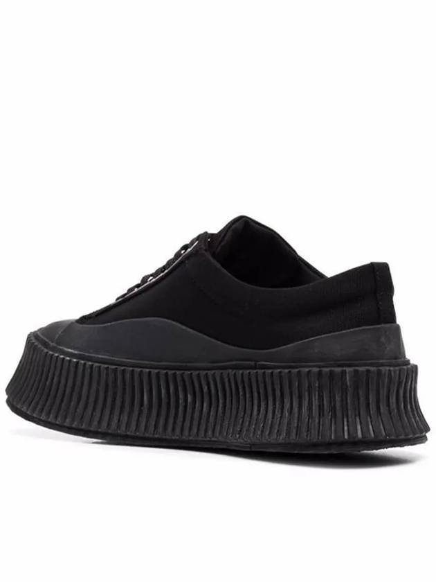 Platform Low Top Sneakers Black - JIL SANDER - BALAAN 3