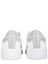 Purestar White Silver Glitter Heel Tab Sneakers - GOLDEN GOOSE - BALAAN 3