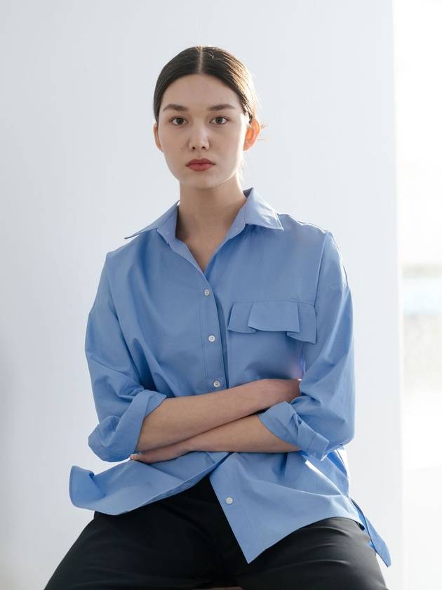 Ocean Blue Signature Shirt - YOUNESS - BALAAN 2