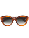 Round sunglasses GG0207S AVANA GUA005 - GUCCI - BALAAN 1