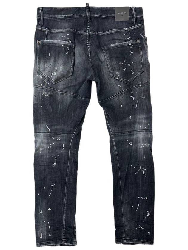 Diamond Studs Wash Tidy Biker Jeans Black - DSQUARED2 - BALAAN 3