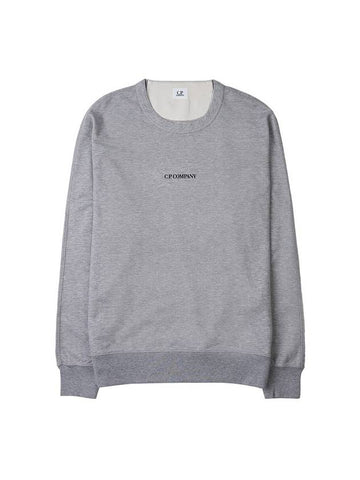 Men's Logo Light Fleece Sweatshirt Grey - CP COMPANY - BALAAN 1