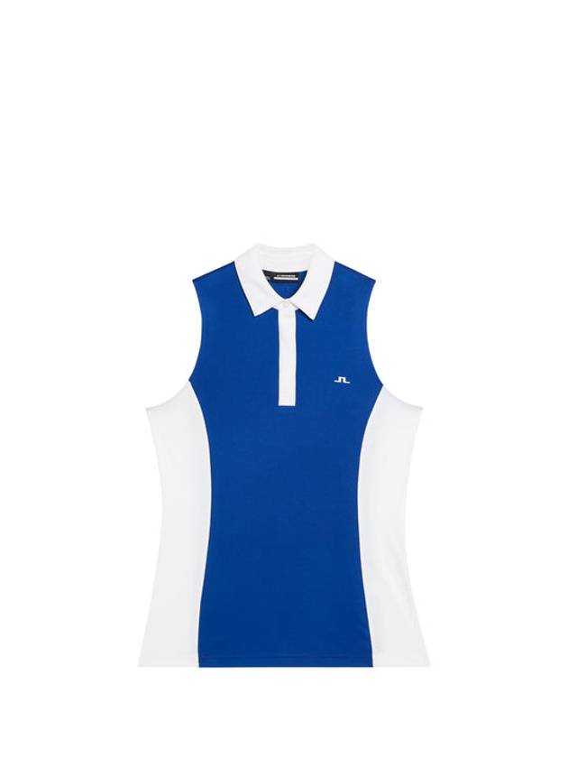 Edna Polo Sleeveless Sodalite Blue - J.LINDEBERG - BALAAN 2