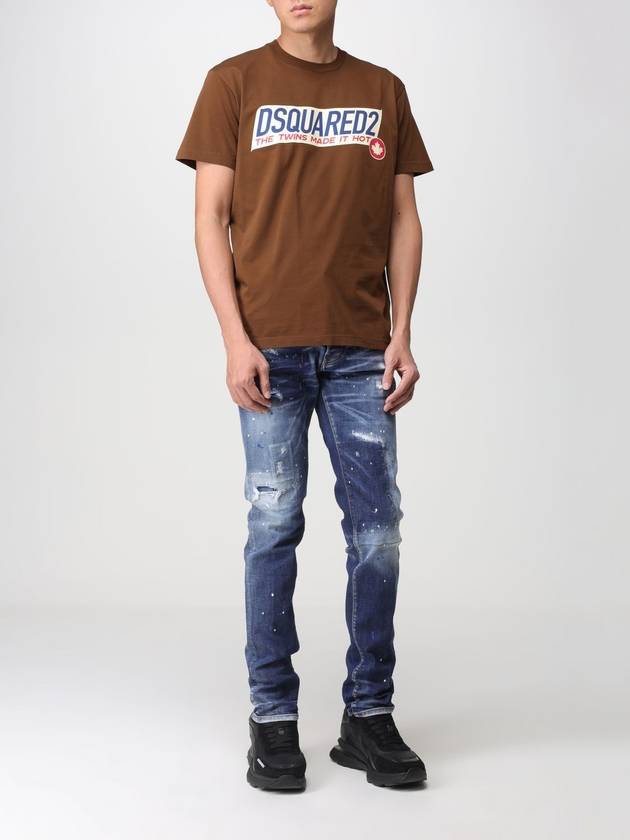 T-shirt Dsquared2 in cotone con logo - DSQUARED2 - BALAAN 2