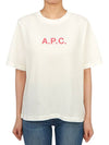 Mae Pique Mesh Short Sleeve T-Shirt White - A.P.C. - BALAAN 2