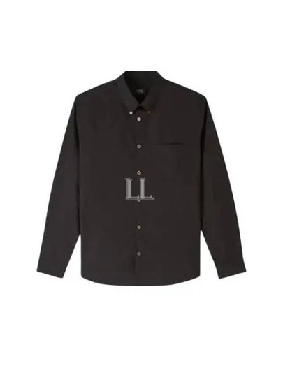 Edouard Long Sleeve Shirt Black - A.P.C. - BALAAN 2