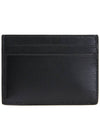 Monogram Card Case in Smooth Leather Black - SAINT LAURENT - BALAAN 3