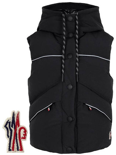 Arolla Hooded Down Vest Black - MONCLER - BALAAN 2