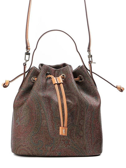 Paisley Bucket Bag Burgundy - ETRO - BALAAN 2