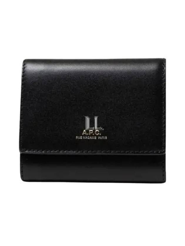 Royce Small Compact Half Wallet Black - A.P.C. - BALAAN 2