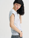 Call Linen Cuffed Summer T Shirt Sky Blue - SORRY TOO MUCH LOVE - BALAAN 3