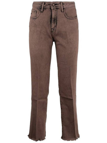 Jacob Cohen Brown Cotton And Lyocell Jeans - JACOB COHEN - BALAAN 1