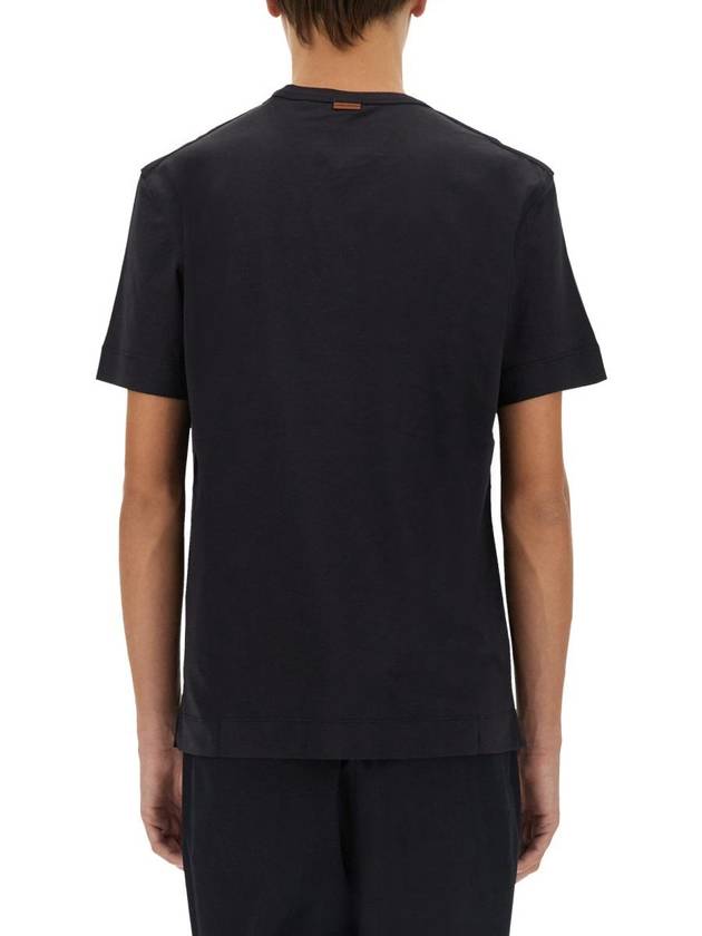 Zegna Dpp-T-Shirt With Logo - ERMENEGILDO ZEGNA - BALAAN 3