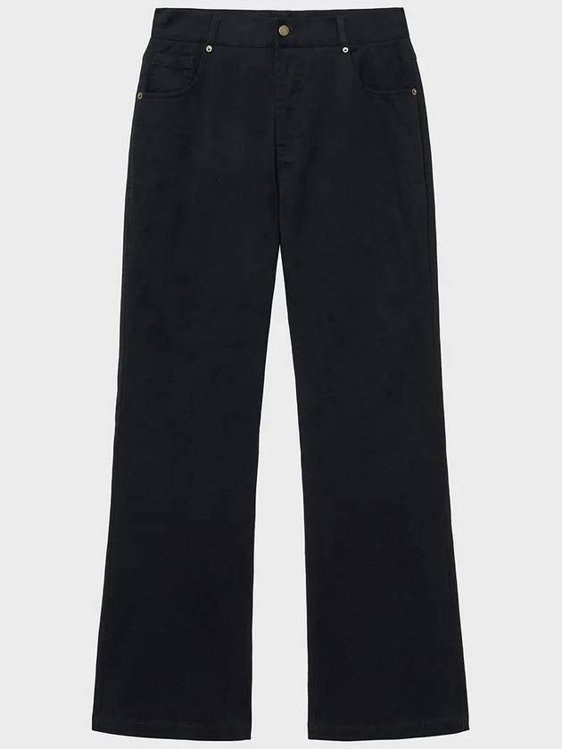 Moleskine Cinchback Flare Pants Black - NOIRER - BALAAN 8